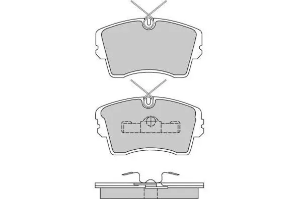 Kit de plaquettes de frein, frein à disque E.T.F. 12-0283