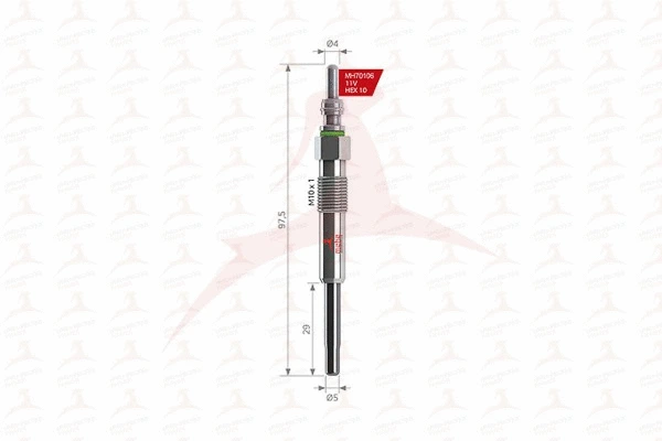 Bougie de préchauffage MEHA AUTOMOTIVE MH70106