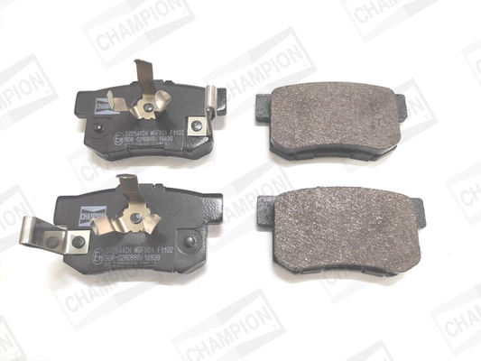 Kit de plaquettes de frein, frein à disque CHAMPION 572544CH
