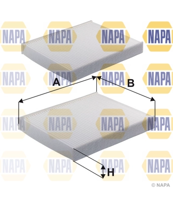 Filtre, air de l'habitacle NAPA NFC4305
