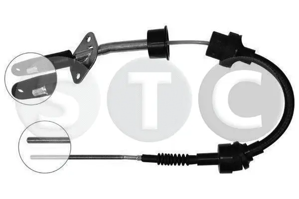 Tirette à câble, commande d'embrayage STC T481124