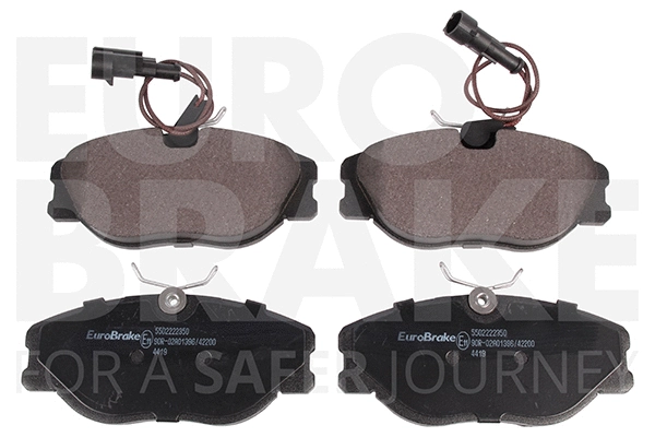 Kit de plaquettes de frein, frein à disque EUROBRAKE 5502222350