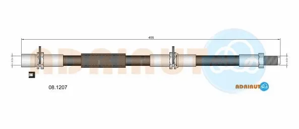 Flexible de frein ADRIAUTO 08.1207