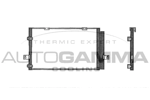 Condenseur, climatisation AUTOGAMMA 102765