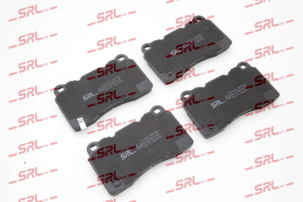 Kit de plaquettes de frein, frein à disque SRLine S70-0759