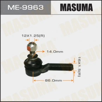 Rotule de barre de connexion MASUMA ME-9963