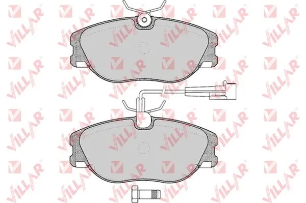 Kit de plaquettes de frein, frein à disque VILLAR 626.0286