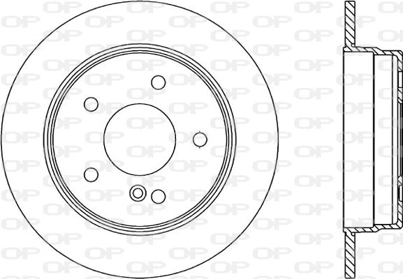 Disque de frein OPEN PARTS BDR1293.10