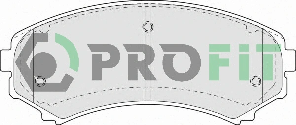 Kit de plaquettes de frein, frein à disque PROFIT 5000-1603 C