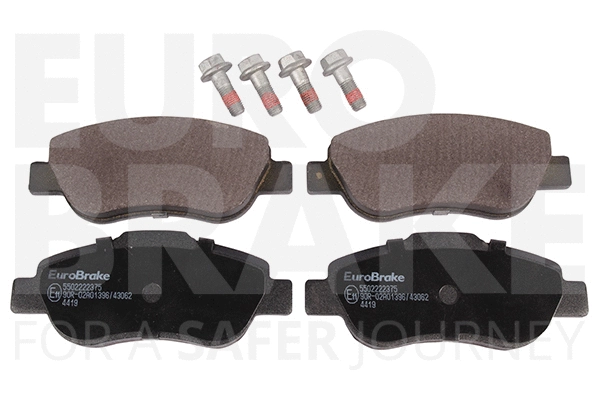 Kit de plaquettes de frein, frein à disque EUROBRAKE 5502222375