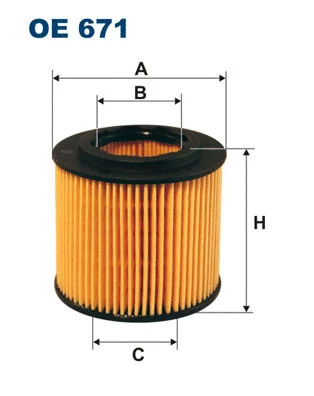 Filtre à huile FILTRON OE 671