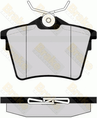 Kit de plaquettes de frein, frein à disque Brake ENGINEERING PA1575