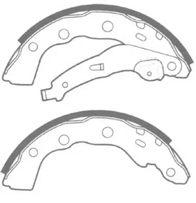 Jeu de mâchoires de frein SB BS23880