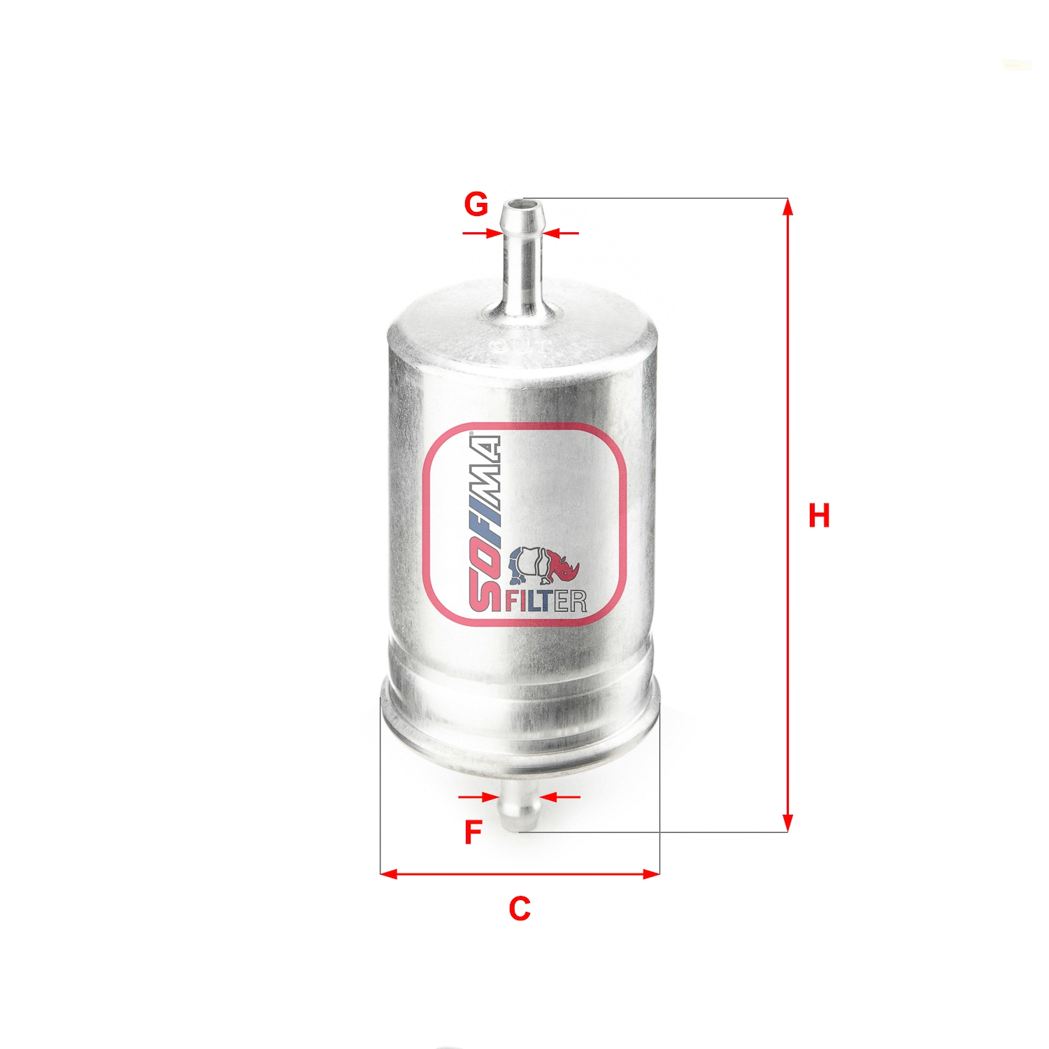 Filtre à carburant SOFIMA S 1510 B