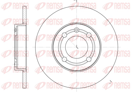 Disque de frein REMSA 6418.00