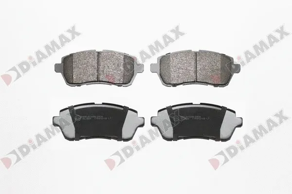 Kit de plaquettes de frein, frein à disque DIAMAX N09890
