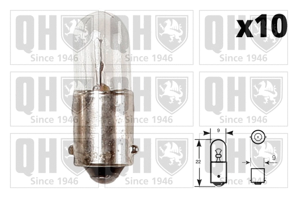 Ampoule, feu arrière QUINTON HAZELL QBL233