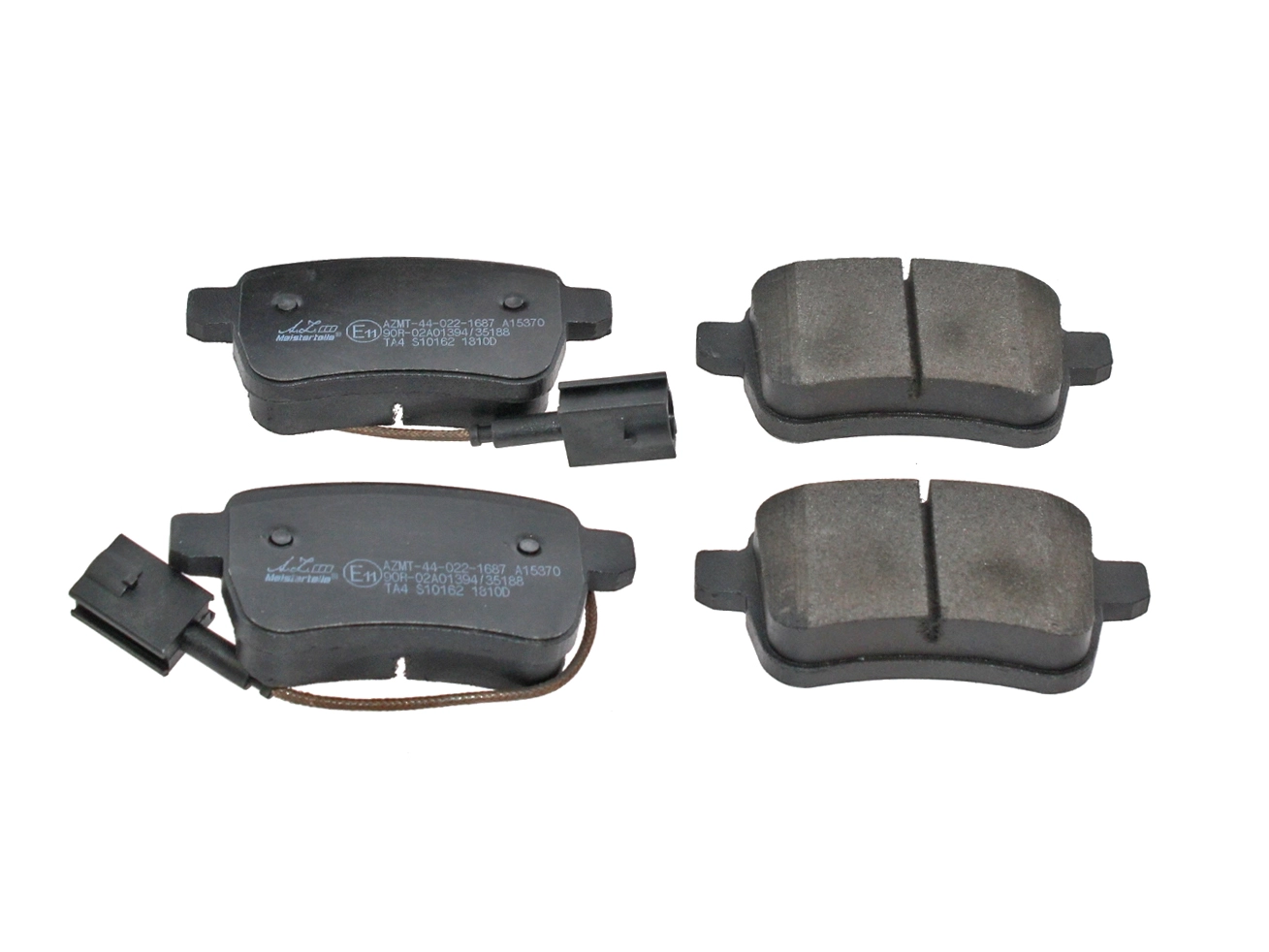 Kit de plaquettes de frein, frein à disque A.Z. Meisterteile AZMT-44-022-1687