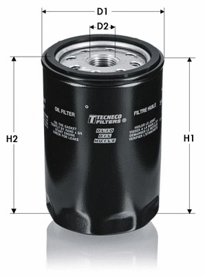 Filtre à huile TECNECO FILTERS OL57