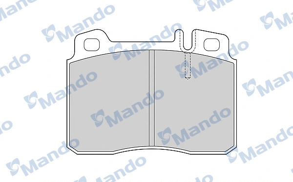 Kit de plaquettes de frein, frein à disque MANDO MBF015653