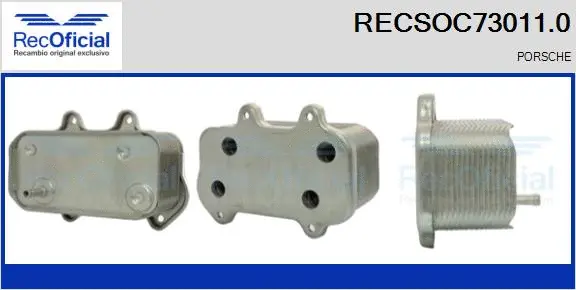 Radiateur d'huile RECOFICIAL RECSOC73011.0