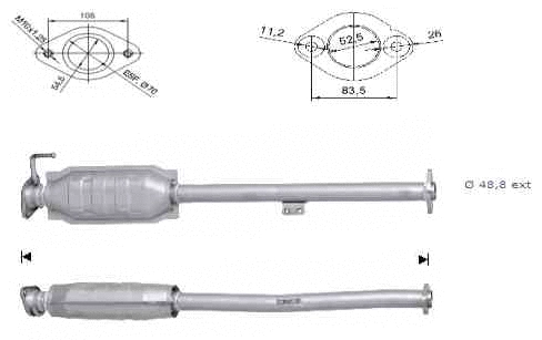 Catalyseur VEGAZ GmbH SZK-962
