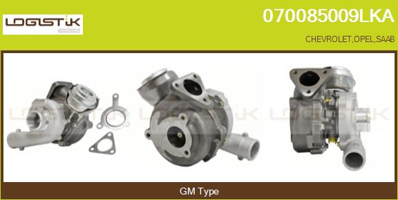 Turbocompresseur, suralimentation LGK 070085009LKA