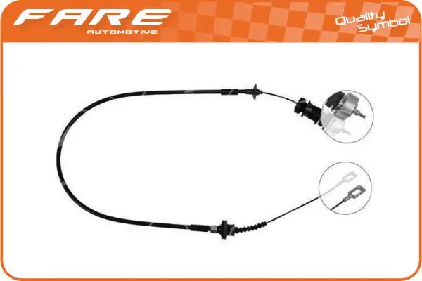 Tirette à câble, commande d'embrayage FARE-CO 24295
