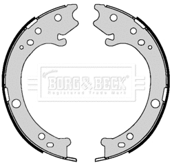 Jeu de mâchoires de frein, frein de stationnement BORG & BECK BBS6419