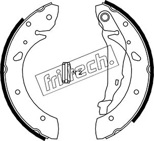 Jeu de mâchoires de frein fri.tech. 1115.300