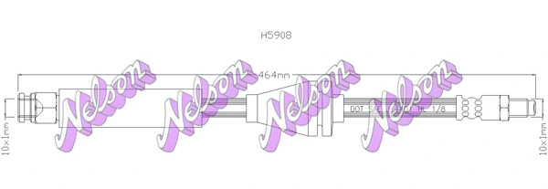 Flexible de frein KAWE H5908