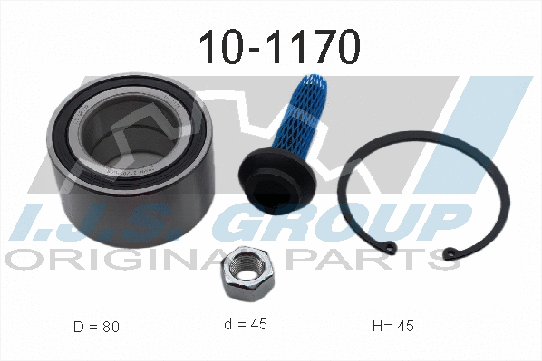 Kit de roulements de roue IJS GROUP 10-1170