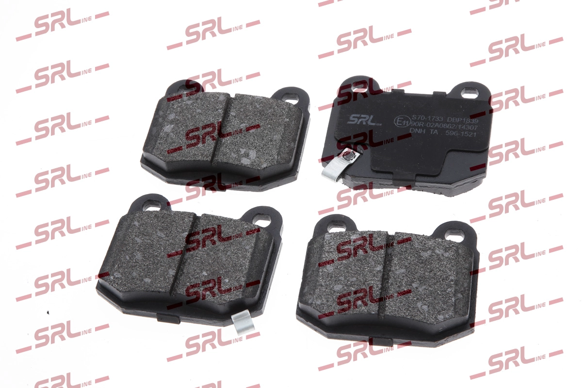 Kit de plaquettes de frein, frein à disque SRLine S70-1733