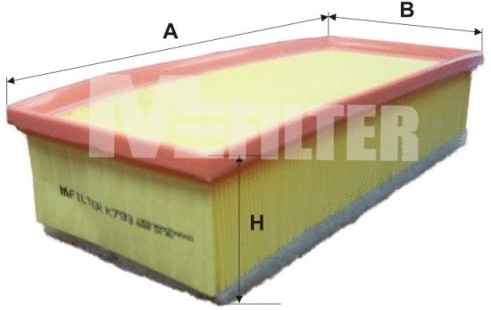 Filtre à air MFILTER K 793
