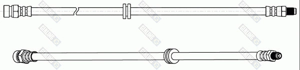 Flexible de frein GIRLING 9002313