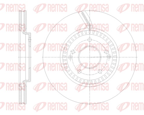 Disque de frein REMSA 62115.10