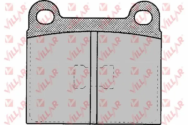 Kit de plaquettes de frein, frein à disque VILLAR 626.0135