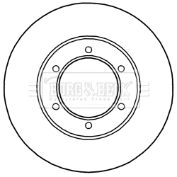 Disque de frein BORG & BECK BBD5240