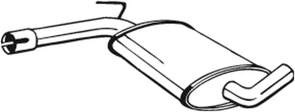 Silencieux central BOSAL 233-491