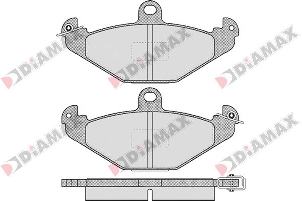 Kit de plaquettes de frein, frein à disque DIAMAX N09137