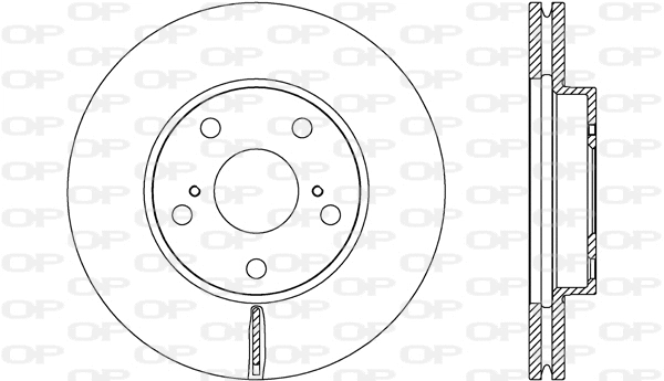 Disque de frein OPEN PARTS BDA2694.20