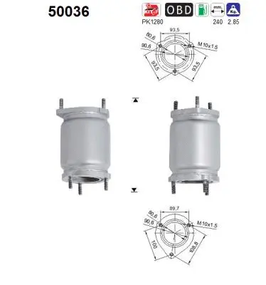 Catalyseur AS 50036