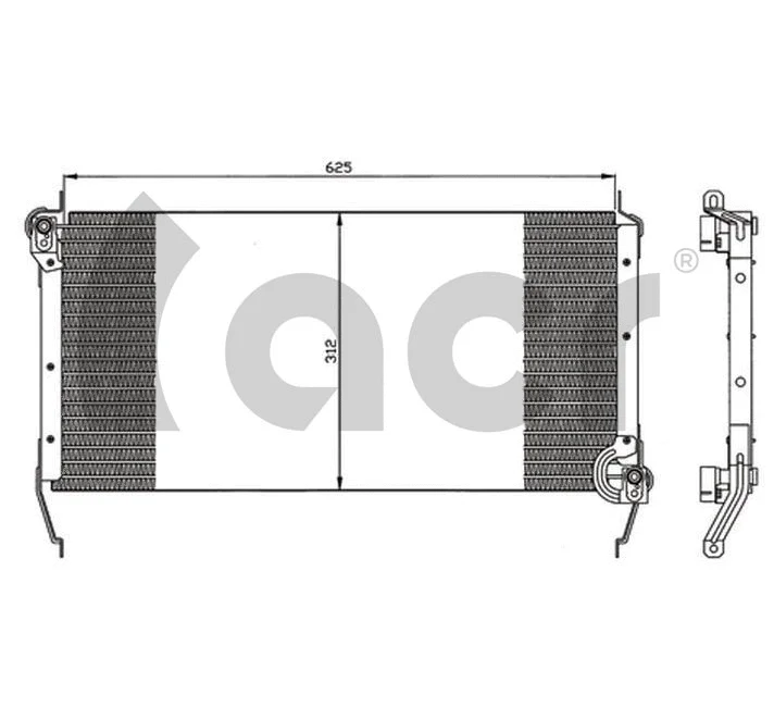 Condenseur, climatisation ACR 300577