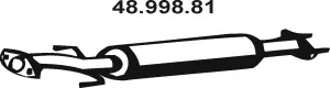 Silencieux central EBERSPÄCHER 48.998.81