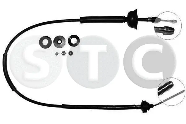 Tirette à câble, commande d'embrayage STC T480427
