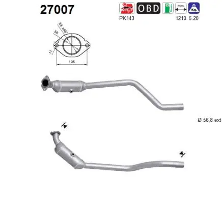 Catalyseur AS 27007