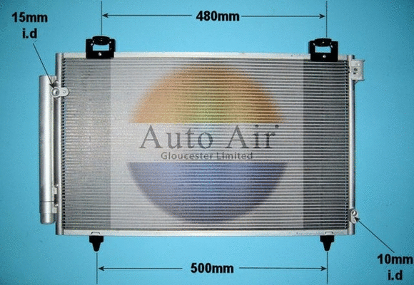 Condenseur, climatisation AUTO AIR GLOUCESTER 16-1092