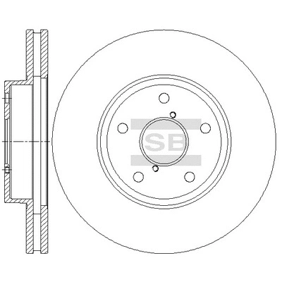 Disque de frein Hi-Q SD4711