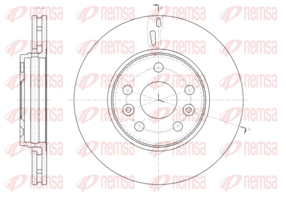 Disque de frein REMSA 61411.10