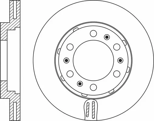 Disque de frein FIT FR0786V